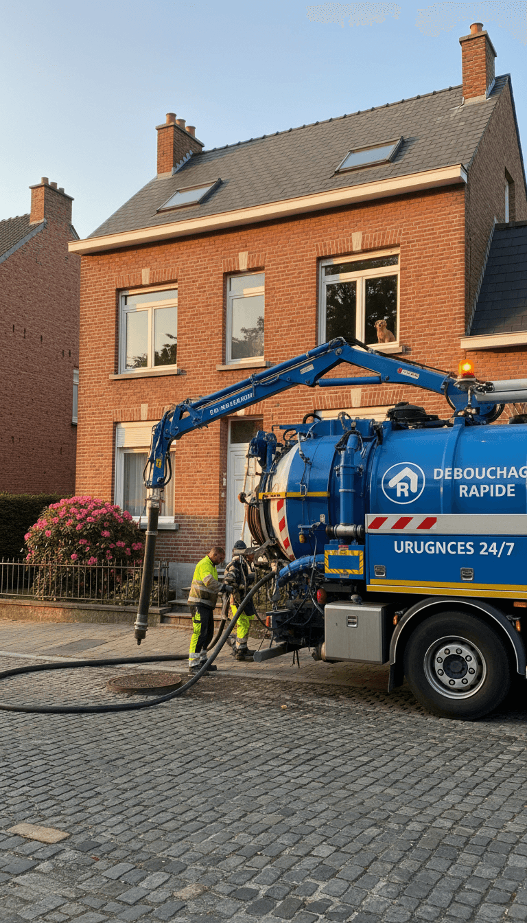 Certificat officiel de vidange agréé de fosse septique à Thuin