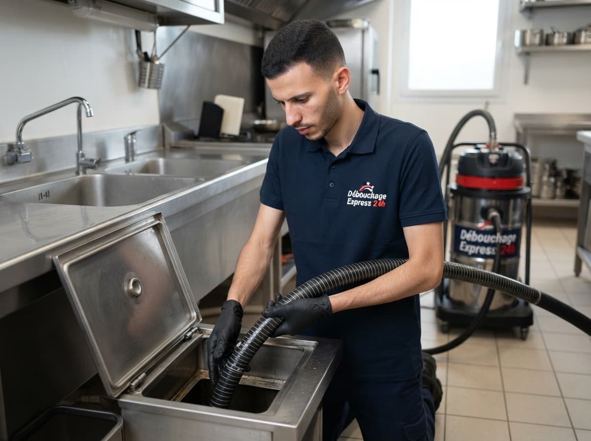 Dégagement manuel et lavage des cloisons du séparateur à Thuin