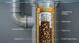 Pourquoi Votre Évier est-il Bouché ? Diagnostic des Causes Courantes et Solutions