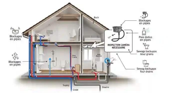 Vos canalisations sont un réseau complexe et vital pour votre habitation, mais elles sont entièrement cachées. Alors, comment savoir si un problème se prépare sous vos pieds ? Certains signes, subtils ou évidents, sont de véritables appels à l'aide de votre plomberie. Ignorer ces alertes peut transformer un désagrément mineur en une catastrophe coûteuse. L'inspection caméra canalisation est l'outil de diagnostic par excellence pour voir l'invisible et agir avant qu'il ne soit trop tard. Voici les 10 situations où elle devient non seulement utile, mais indispensable.