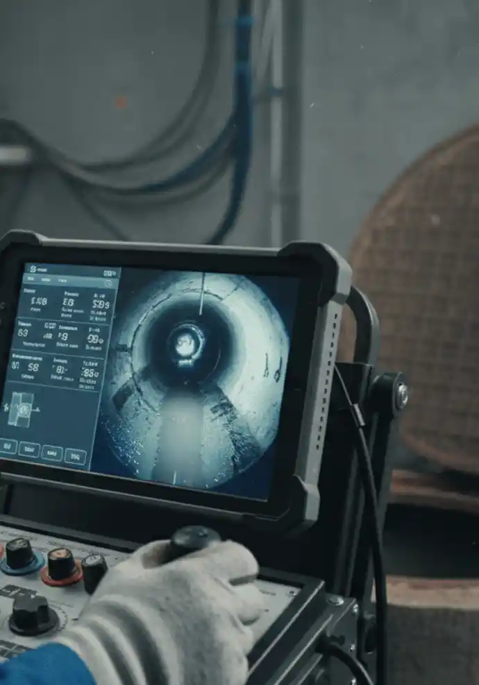 inspection debouchage camera