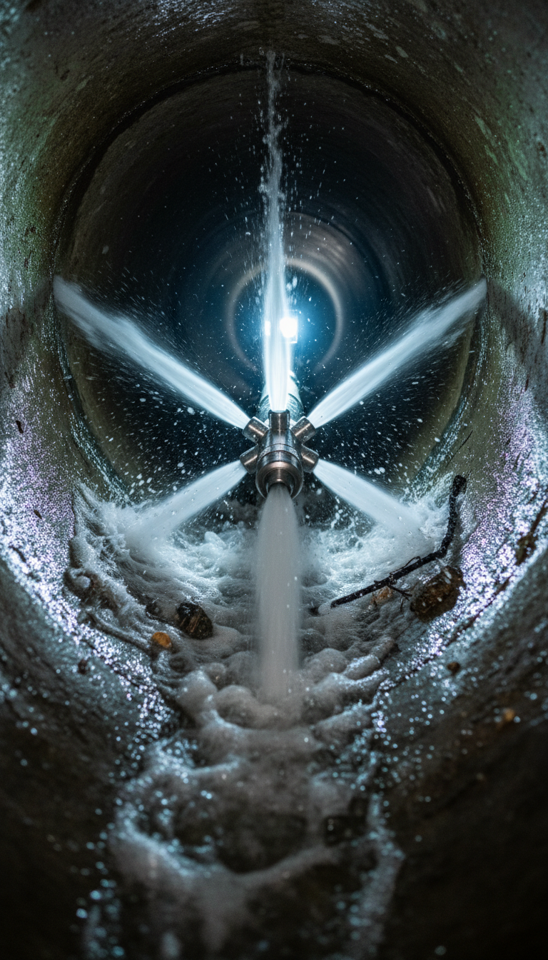 Hydrocurage canalisation Bruxelles : Le guide du nettoyage haute pression
