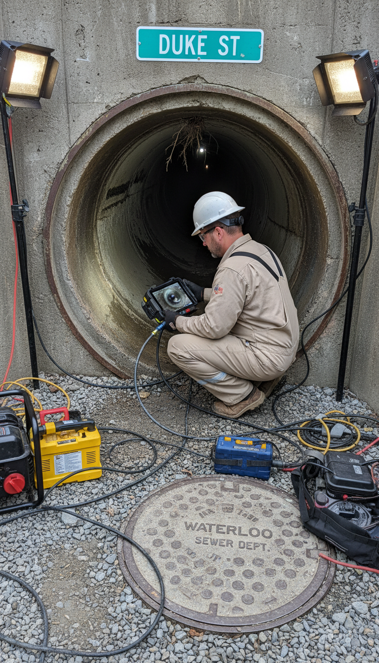 Inspection par caméra des canalisations à Waterloo : Pourquoi c'est essentiel ?