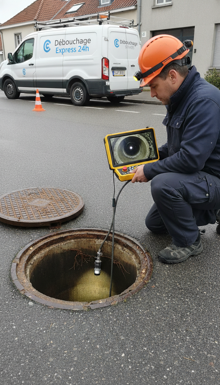 Inspection caméra canalisation braine lalleud