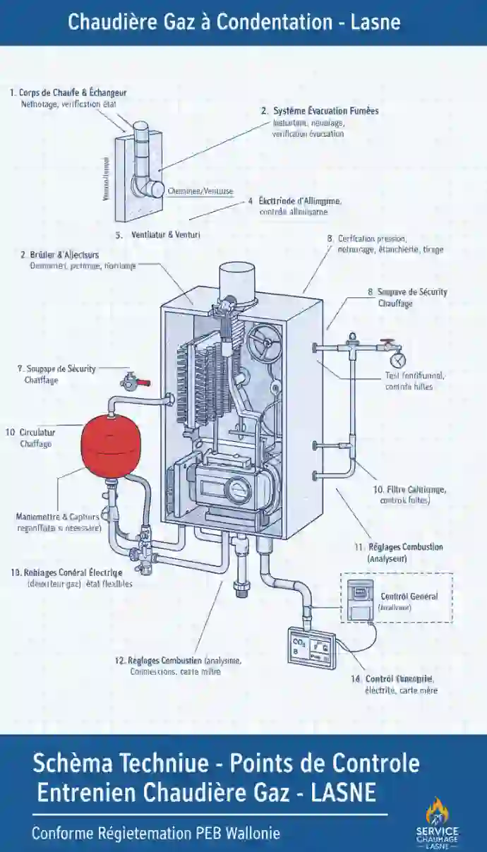 service entretien chaudière Lasne