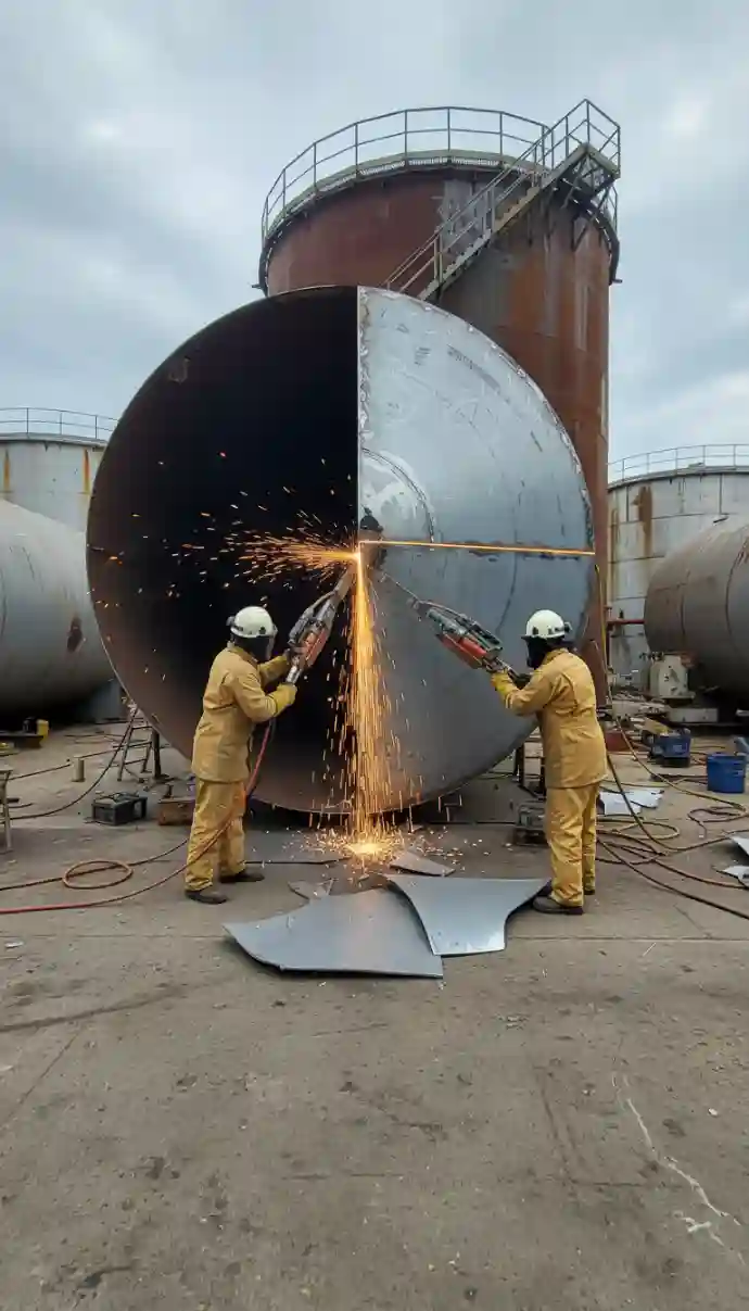 Enlèvement cuve mazout enterrée