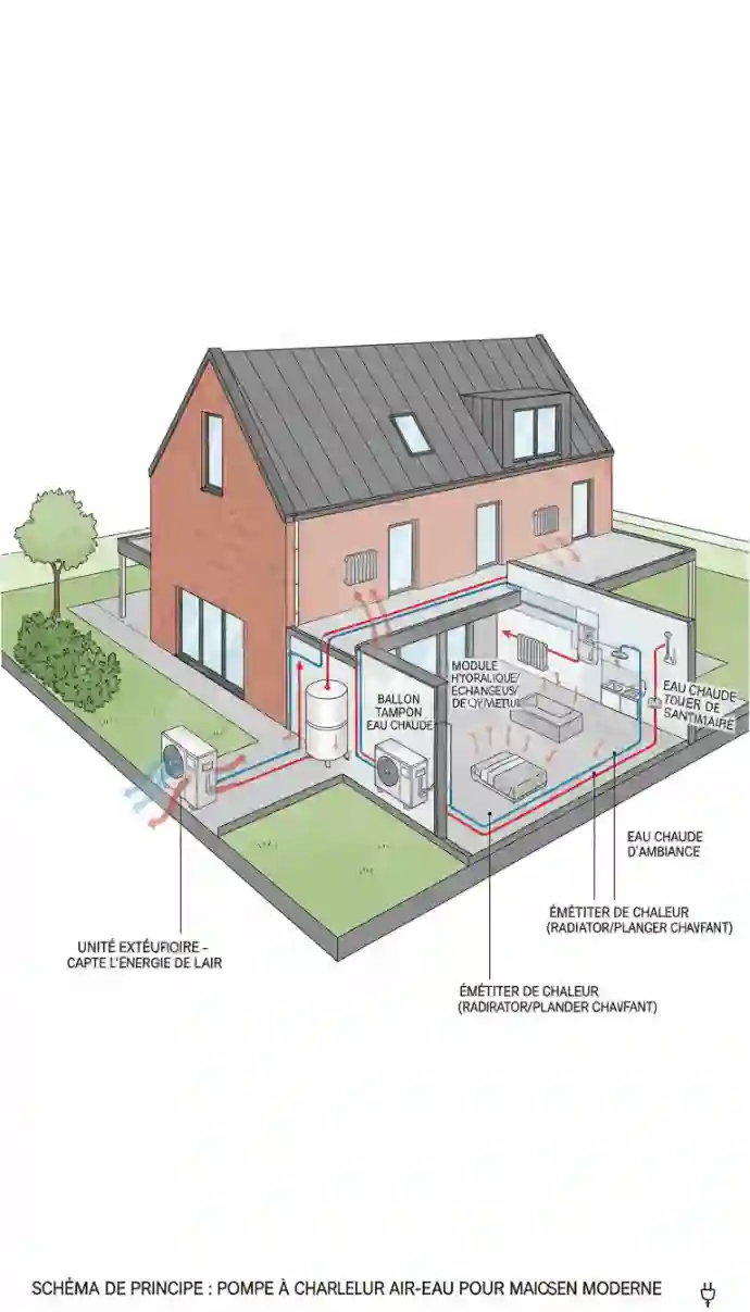 Installer une pompe à chaleur en Flandre