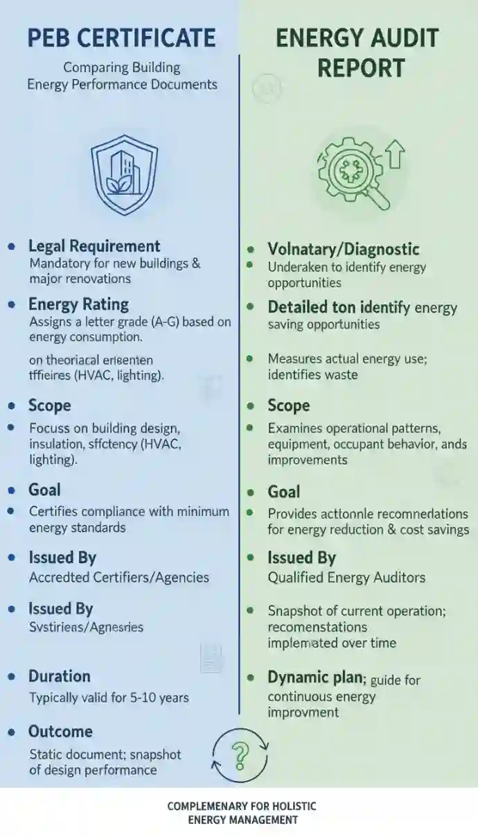 PEB vs audit énergétique